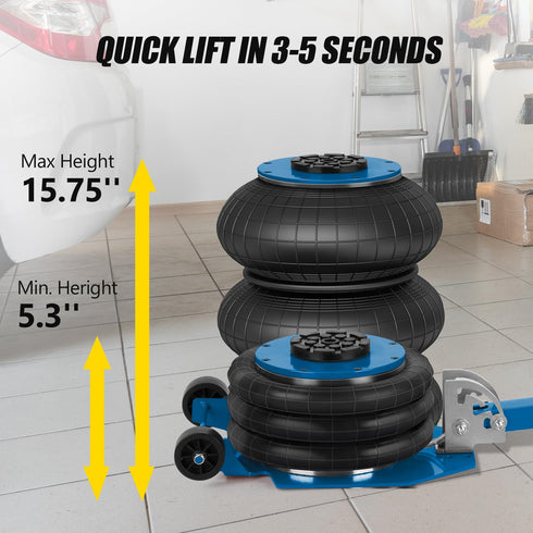 TUFFIOM 3 Ton/6600 LBS Air Jack